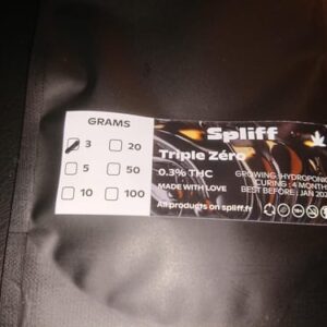 Opinia klienta Triple Zero ze zdjęciem - Spliff